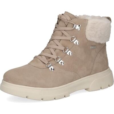 CAPRICE Damen 9-26254-45 Mode-Stiefel, Sand Suede, 41 EU Weit CAPRICE Damen 9-26254-45 Mode-Stiefel, Sand Suede, 41 EU Weit