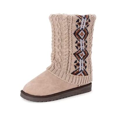 MUK LUKS Cheryl-Stiefel für Damen, Stein, 42 EU MUK LUKS Cheryl-Stiefel für Damen, Stein, 42 EU