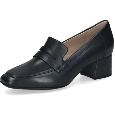 CAPRICE Damen Slipper aus Leder, Blau (Ocean Nappa), 37 CAPRICE Damen Slipper aus Leder, Blau (Ocean Nappa), 37