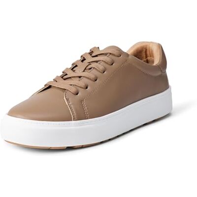 Amazon Damen Klassische Low-Top-Sneaker, Taupe, 38.5 EU Amazon Damen Klassische Low-Top-Sneaker, Taupe, 38.5 EU