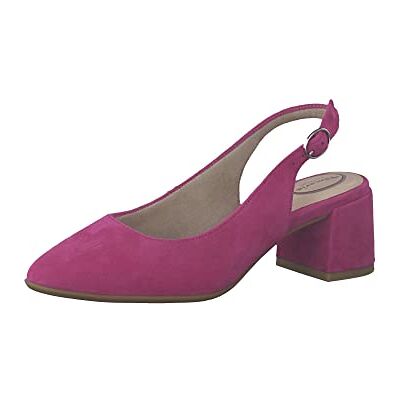 Tamaris Comfort Damen Slingpumps aus Leder Elegant, Fuchsia 1 (Rosa), 37 EU Tamaris Comfort Damen Slingpumps aus Leder Elegant, Fuchsia 1 (Rosa), 37 EU