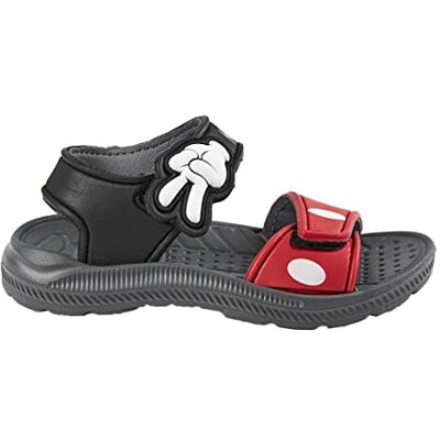 CERDÁ LIFE'S LITTLE MOMENTS Sandalen für Kinder Mickey Mouse Rot und Schwarz Größe 27 Aus 100% EVA Kinder Sandalen mit Klettverschluss Original Produkt in Spanien Designed CERDÁ LIFE'S LITTLE MOMENTS Sandalen für Kinder Mickey Mouse Rot und Schwarz Größe 27 Aus 100% EVA Kinder Sandalen mit Klettverschluss Original Produkt in Spanien Designed