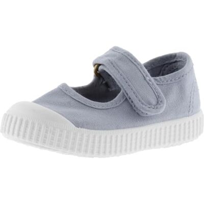 Victoria Mary-Janes 1915 136605 Gefärbte-Canvas Drec & Klettverschluss & Verstärkte Spitze für Kinder Unisex Victoria Mary-Janes 1915 136605 Gefärbte-Canvas Drec & Klettverschluss & Verstärkte Spitze für Kinder Unisex