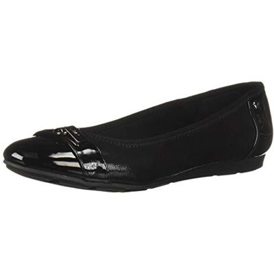 Anne Klein Damen In der Lage Ballerinas, Schwarz, 42.5 EU Anne Klein Damen In der Lage Ballerinas, Schwarz, 42.5 EU