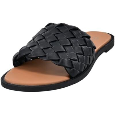 Bugatti Damen, Flache Sandale, Schwarz, 36 EU Bugatti Damen, Flache Sandale, Schwarz, 36 EU