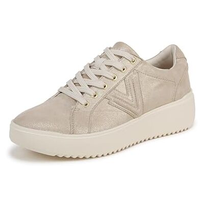 Vionic Damen Kearny Lace Up Schnürschuhe, Gold Leder, Mittel, EU 38.5 Vionic Damen Kearny Lace Up Schnürschuhe, Gold Leder, Mittel, EU 38.5