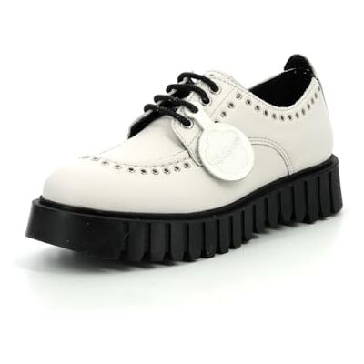 Kickers Damen Kick Famous Plattform, Blanc, 36 EU Kickers Damen Kick Famous Plattform, Blanc, 36 EU