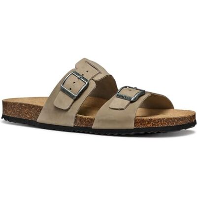Geox Herren U Ghita B Slide Sandal, Dove Grey, 41 EU Geox Herren U Ghita B Slide Sandal, Dove Grey, 41 EU