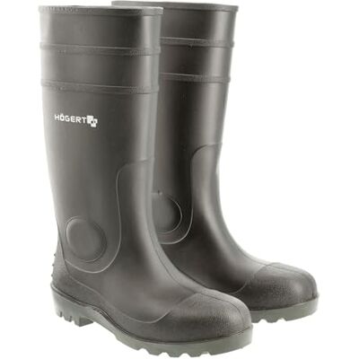 Högert Technik RITTER Schutzstiefel Gummistiefl Wasserdichter Sicherheitsstiefel und Arbeitsstiefel Sicherheitsgummistiefel EN ISO 20345 S5 SRA schwarz 42 Högert Technik RITTER Schutzstiefel Gummistiefl Wasserdichter Sicherheitsstiefel und Arbeitsstiefel Sicherheitsgummistiefel EN ISO 20345 S5 SRA schwarz 42
