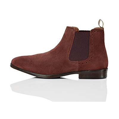 find. FIND Leather Brogue Detail, Chelsea Boots, Rot (Burgundy), 43 EU (9 UK) find. FIND Leather Brogue Detail, Chelsea Boots, Rot (Burgundy), 43 EU (9 UK)