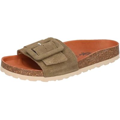 Cosmos Comfort Damen 6186-714 Schiebe-Sandalen, Khaki, 39 EU Cosmos Comfort Damen 6186-714 Schiebe-Sandalen, Khaki, 39 EU