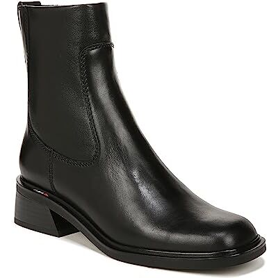 Franco Sarto Gracelyn Damen Stiefelette mit niedrigem Blockabsatz, Schwarz Leder, 38 EU Franco Sarto Gracelyn Damen Stiefelette mit niedrigem Blockabsatz, Schwarz Leder, 38 EU