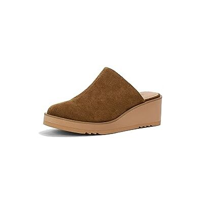 NYDJ Edmond Damen Pantolette aus Wildleder, Sattel, 9.5 NYDJ Edmond Damen Pantolette aus Wildleder, Sattel, 9.5