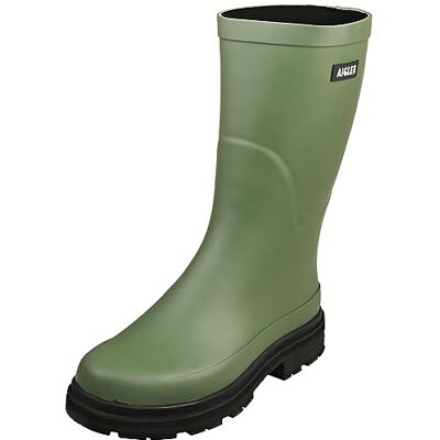 Aigle Herren Mid Rain Medium Rain Boot, 9000p Schwarz Pr, 45 EU Aigle Herren Mid Rain Medium Rain Boot, 9000p Schwarz Pr, 45 EU
