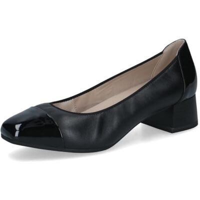 CAPRICE Comfort Damen Pumps Kleiner Absatz Mehrweite H, Schwarz (Black Comb I), 38.5 EU CAPRICE Comfort Damen Pumps Kleiner Absatz Mehrweite H, Schwarz (Black Comb I), 38.5 EU