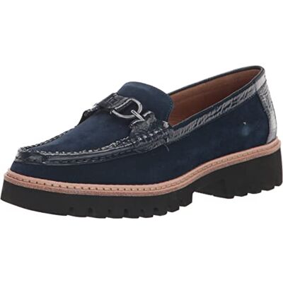 Donald J Pliner Herren Loafer, Navy, 37.5 EU Donald J Pliner Herren Loafer, Navy, 37.5 EU