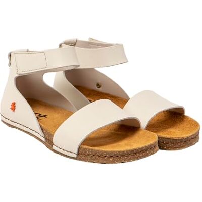 ART 0382 Kreta, flache Sandalen für Damen, Nappa Cream, 37 EU ART 0382 Kreta, flache Sandalen für Damen, Nappa Cream, 37 EU