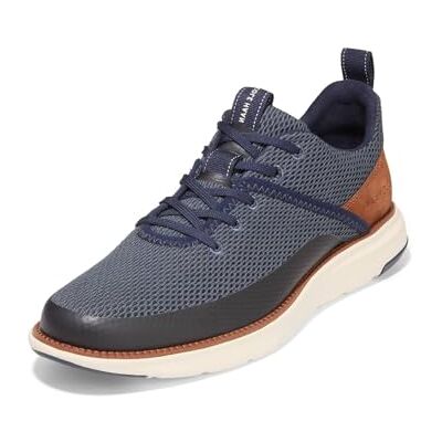Cole Haan Herren Grand Atlantic Sneaker, Marine Blue British Tan, 44.5 EU Cole Haan Herren Grand Atlantic Sneaker, Marine Blue British Tan, 44.5 EU