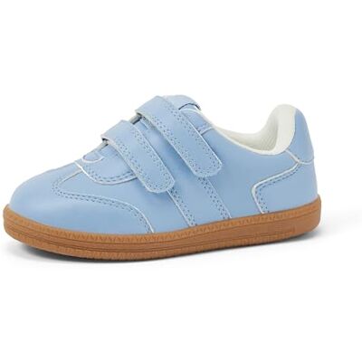 Amazon x Sofia Grainge Unisex Kinder Sneaker mit Klettverschluss und Gummisohle, Blassblau, 24 EU Amazon x Sofia Grainge Unisex Kinder Sneaker mit Klettverschluss und Gummisohle, Blassblau, 24 EU