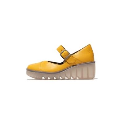 FLY London BAXE428FLY, Moccasin Women's Fashion Shoes, Mustard, 39 FLY London BAXE428FLY, Moccasin Women's Fashion Shoes, Mustard, 39