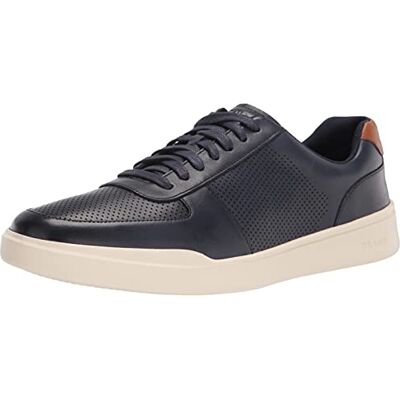 Cole Haan Herren Grand Crosscourt Modern Perforated Sneakers Sneaker, Peacoat/British Tan, 42 EU Weit Cole Haan Herren Grand Crosscourt Modern Perforated Sneakers Sneaker, Peacoat/British Tan, 42 EU Weit