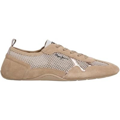 Pepe Jeans Damen NOA NET W Sneak, Braun (Concrete Beige), 37 Pepe Jeans Damen NOA NET W Sneak, Braun (Concrete Beige), 37