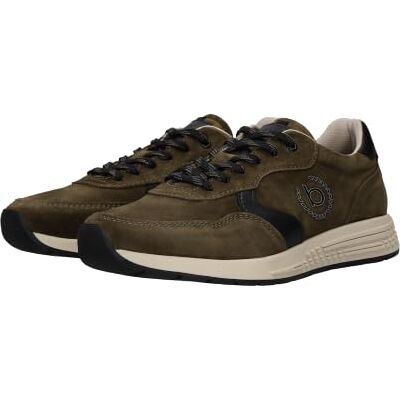 Bugatti Herren Sneaker-333-AX80-dark Green/Black,42 Bugatti Herren Sneaker-333-AX80-dark Green/Black,42