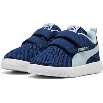 Puma COURTFLEX V3 MESH INF Sneaker für Babys, Blau Jewel-Lucite, 4 UK Puma COURTFLEX V3 MESH INF Sneaker für Babys, Blau Jewel-Lucite, 4 UK