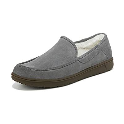 Vionic Herren Gustavo Hausschuh, Graues Wildleder, Medium 43 EU Vionic Herren Gustavo Hausschuh, Graues Wildleder, Medium 43 EU