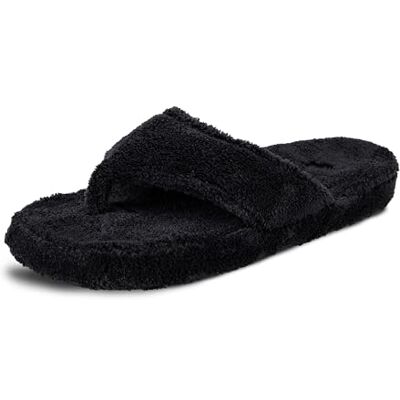 Acorn Women's Spa Thong, Black, X-Large / 9.5-10.5 Wide Acorn Women's Spa Thong, Black, X-Large / 9.5-10.5 Wide