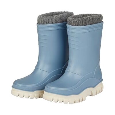 Sterntaler Gummistiefel uni gefüttert Jungen Kinder Regenstiefel mit herausnehmbarem Innenschuh warme, wasserdichte Kinderstiefel Matsch- und Regenschuhe, blau, Größe 23 Sterntaler Gummistiefel uni gefüttert Jungen Kinder Regenstiefel mit herausnehmbarem Innenschuh warme, wasserdichte Kinderstiefel Matsch- und Regenschuhe, blau, Größe 23