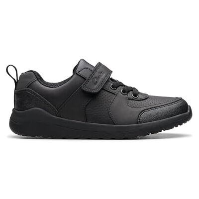 Clarks Daze Bright K Childrens Black Leather, 13.5 Clarks Daze Bright K Childrens Black Leather, 13.5