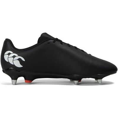 Canterbury Herren Speed Raze Rugby-Stiefel mit weichem Boden, schnellere Beschleunigung, leichte Präzisionsstiefel, schwarz/weiß, 40 EU Canterbury Herren Speed Raze Rugby-Stiefel mit weichem Boden, schnellere Beschleunigung, leichte Präzisionsstiefel, schwarz/weiß, 40 EU