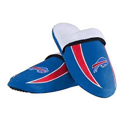FOCO Herren NFL Slide Buffalo Bills Logo Sherpa Hausschuhe, Team-Farbe FOCO Herren NFL Slide Buffalo Bills Logo Sherpa Hausschuhe, Team-Farbe