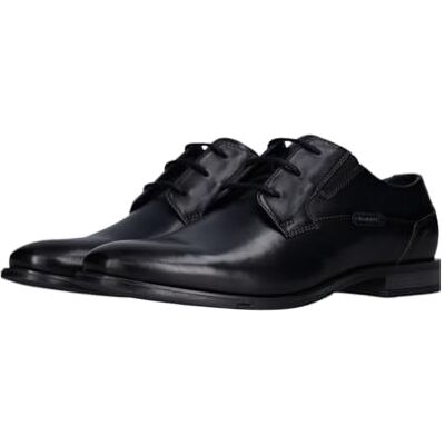 Bugatti Herren Oxford-Schuhe 312AFY111000-1000 Weite Breit Schnürung Glattleder Black 42 EU Bugatti Herren Oxford-Schuhe 312AFY111000-1000 Weite Breit Schnürung Glattleder Black 42 EU