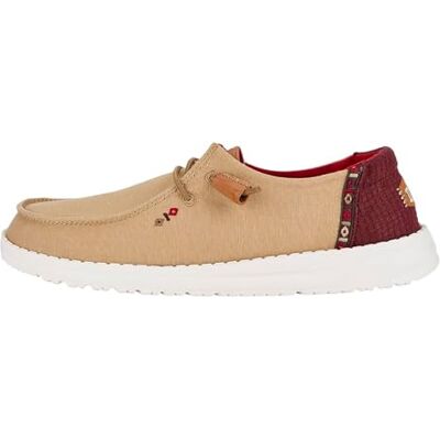 HEYDUDE Wendy Chambray Boho Damen Slippers Flache Schuhe Mokassin Stil, Brown, 36 HEYDUDE Wendy Chambray Boho Damen Slippers Flache Schuhe Mokassin Stil, Brown, 36