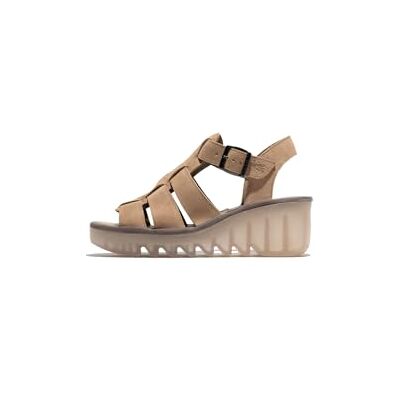 FLY London BAIC621FLY, Sandal Women's Fashion Shoes, TAUPE, 39 FLY London BAIC621FLY, Sandal Women's Fashion Shoes, TAUPE, 39