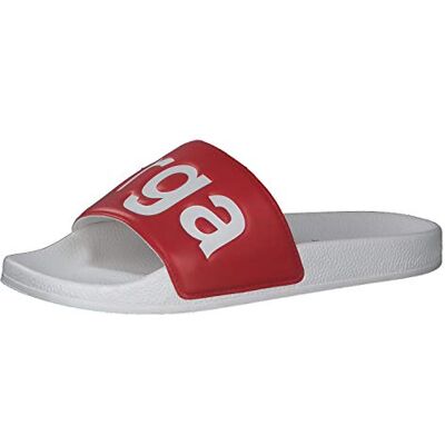 Superga S111I3W Unisex-Erwachsene Dusch- & Badeschuhe, Weiß (White-Red A06), 37 EU Superga S111I3W Unisex-Erwachsene Dusch- & Badeschuhe, Weiß (White-Red A06), 37 EU