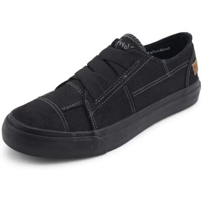 Blowfish Women's Marley Fashion Sneaker, Black Color Washed Canvas, 6.5 M US Blowfish Women's Marley Fashion Sneaker, Black Color Washed Canvas, 6.5 M US