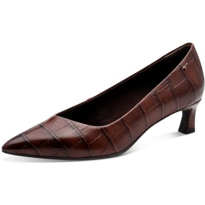 Tamaris Damen Pumps mit Stilettoabsatz, braun (Muscat Croco),36 Tamaris Damen Pumps mit Stilettoabsatz, braun (Muscat Croco),36