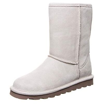 BEARPAW Damen Elle kort Schlupfstiefel, 909 Winter White, 37 EU BEARPAW Damen Elle kort Schlupfstiefel, 909 Winter White, 37 EU