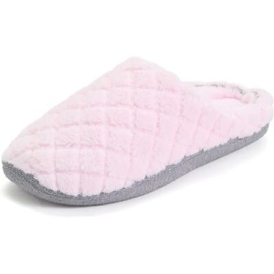 Dearfoams Leslie Terry Hausschuhe für Damen, bequeme Clog-Hausschuhe mit Memory-Schaum, erhältlich auch in weiter Passform, 11-12 Dearfoams Leslie Terry Hausschuhe für Damen, bequeme Clog-Hausschuhe mit Memory-Schaum, erhältlich auch in weiter Passform, 11-12