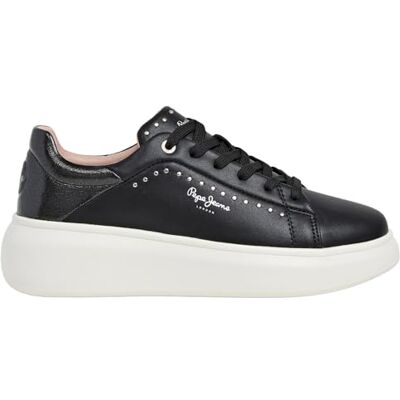 Pepe Jeans Damen Yara Choice W Sneak, Schwarz, 7 UK Pepe Jeans Damen Yara Choice W Sneak, Schwarz, 7 UK