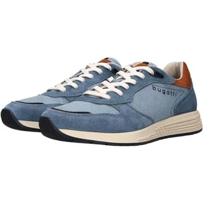 Bugatti Herren Sneaker-333-AX80-blue/light Blue,46 Bugatti Herren Sneaker-333-AX80-blue/light Blue,46