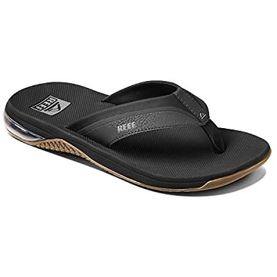 Reef Herren Anchor Flipflop, Schwarz Silber, 37.5 EU Reef Herren Anchor Flipflop, Schwarz Silber, 37.5 EU