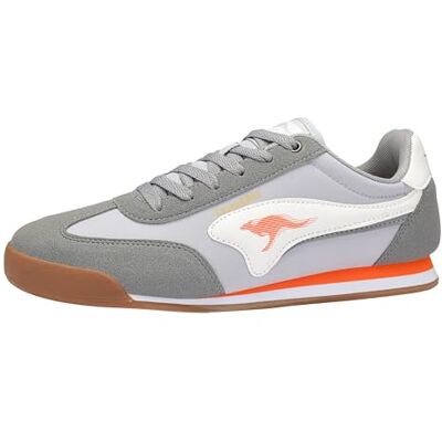 KangaROOS Damen K-VRM Kansas Sneaker, Vapor Grey/Flame, 45 EU KangaROOS Damen K-VRM Kansas Sneaker, Vapor Grey/Flame, 45 EU
