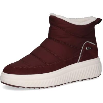 CAPRICE Damen Stiefeletten Gefüttert Wasserabweisend, Rot (Bordeaux Comb), 40 EU CAPRICE Damen Stiefeletten Gefüttert Wasserabweisend, Rot (Bordeaux Comb), 40 EU