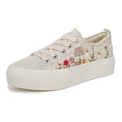 Blowfish Sadie-Sun Damen-Sneaker, Creme/Multi, 43 EU Blowfish Sadie-Sun Damen-Sneaker, Creme/Multi, 43 EU
