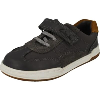 Clarks Fawn Family T Sneaker, Grey, 21 EU Clarks Fawn Family T Sneaker, Grey, 21 EU