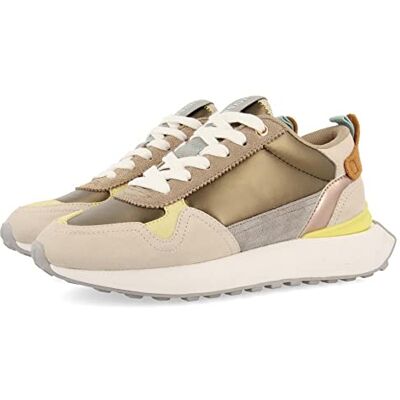 GIOSEPPO Selkirk Retro-Sneaker für Damen mit goldenen Details, Gold, 36 EU GIOSEPPO Selkirk Retro-Sneaker für Damen mit goldenen Details, Gold, 36 EU